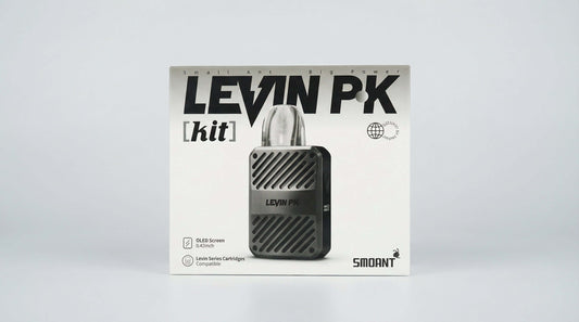 LEVIN PK Refillable Vape Pod System with 3ml capacity and 1000mAh battery, featuring a sleek design for easy use.
